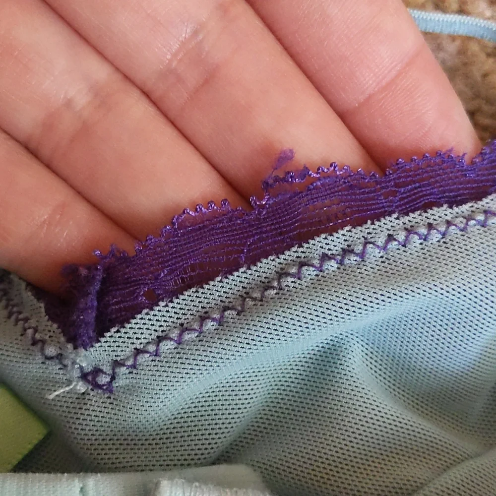 Purple and Blue Bralette - Picture 5 of 5
